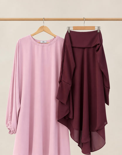 Hajra abaya khimar set