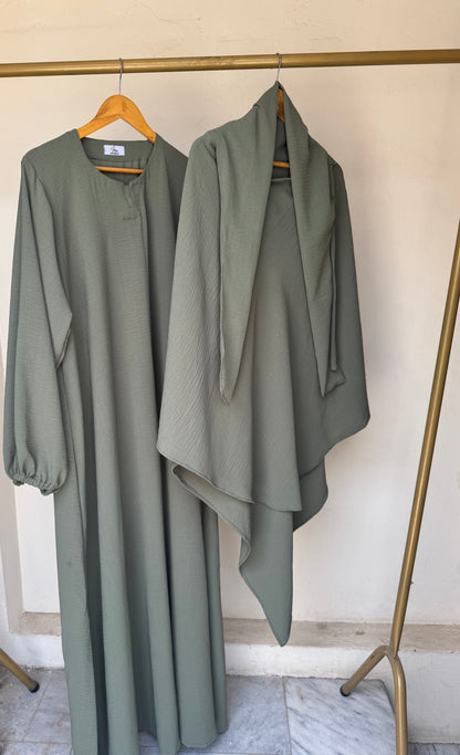 Zumar abaya khimar set