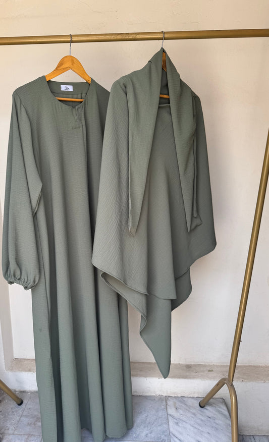Zumar abaya khimar set