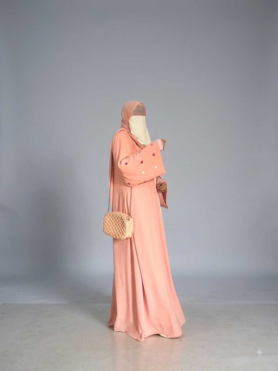 Heart abaya