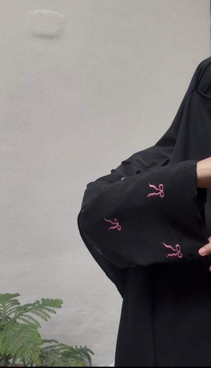 Amira embroided abaya Khimar set