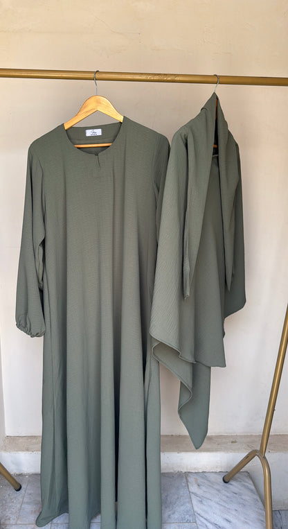 Zumar abaya khimar set