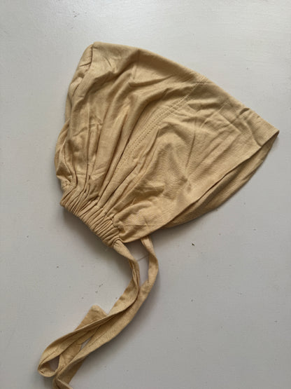 Malaysian tie back hijab cap- beige