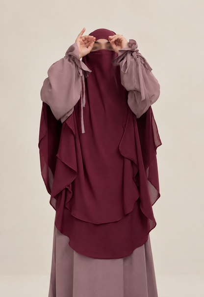 Hajra abaya khimar set