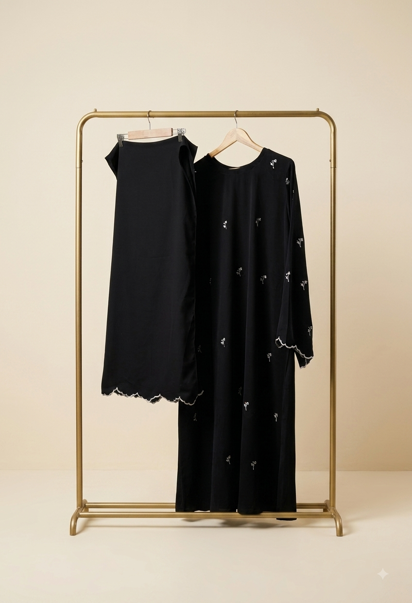Zimar floral abaya