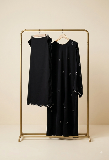 Zimar floral abaya