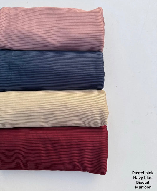 Ribbed jersey hijab