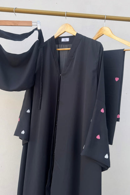 Heart abaya