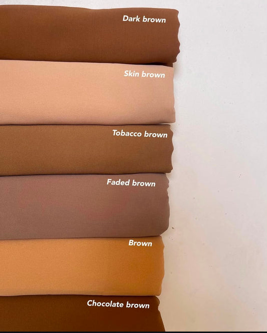 Saudi Niqabs - Brown